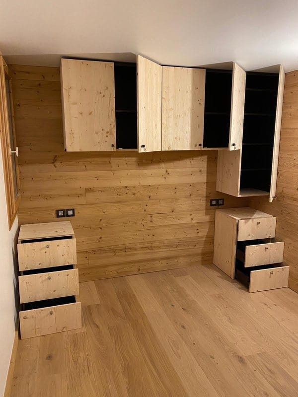 Atelier Godefroy - aménagement chambre en 3 plis
